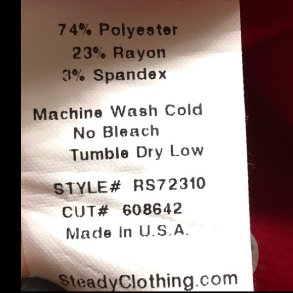 Rocksteady Pinup Red Dress - Picture 4 of 10